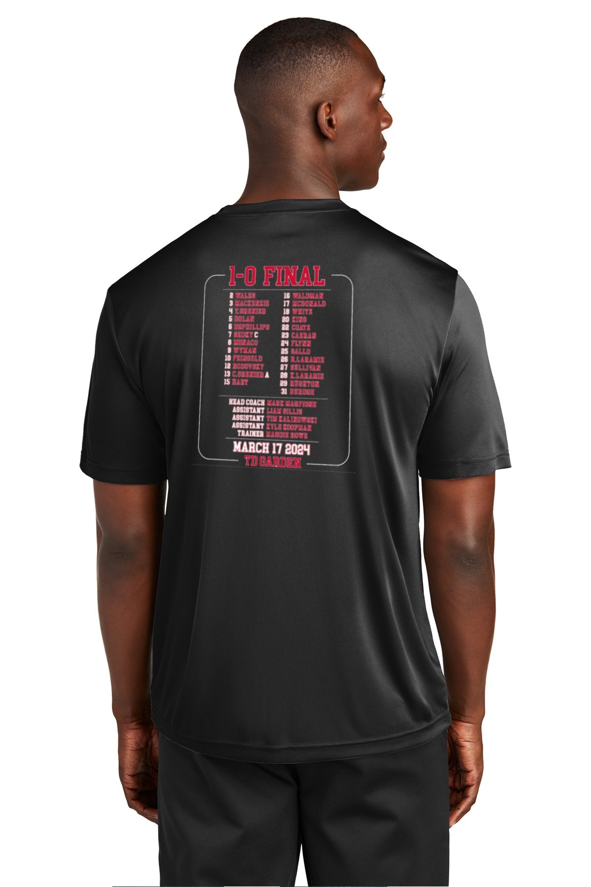 MHS Boys Hockey Championship Performance Tee Shirt