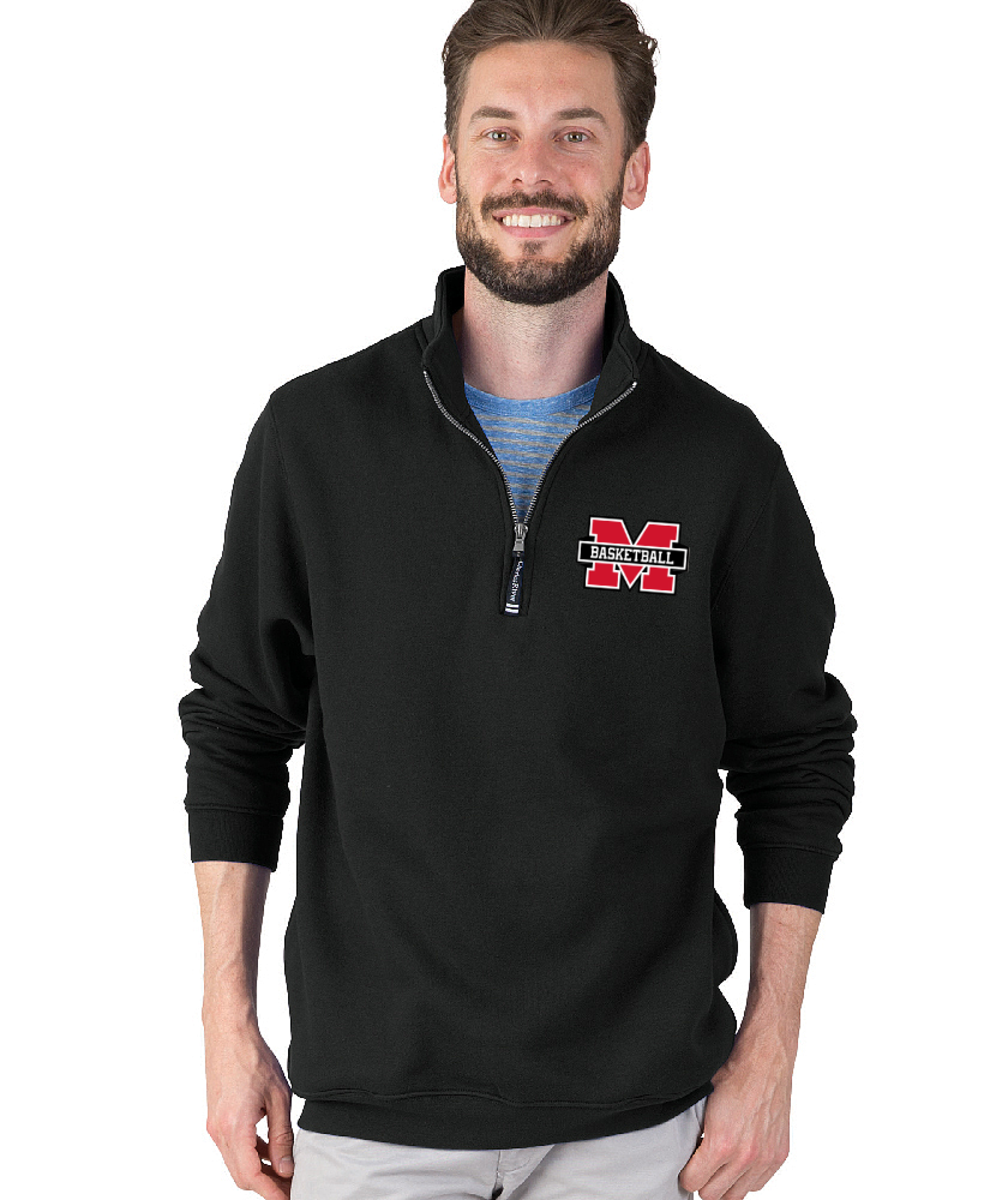 Marblehead Basketball Crosswind Quarter Zip