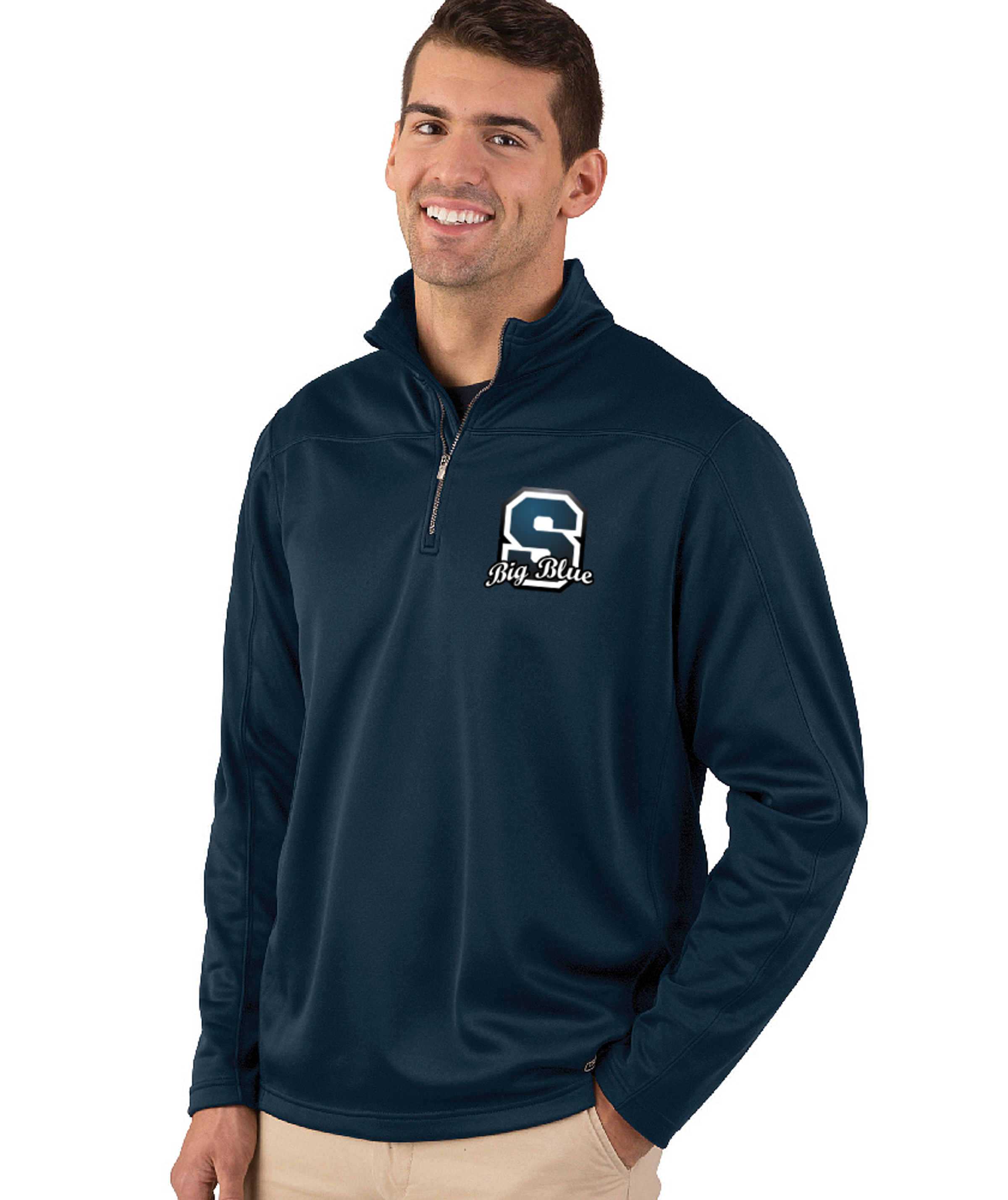 Swampscott Big Blue S Stealth Zip Pullover