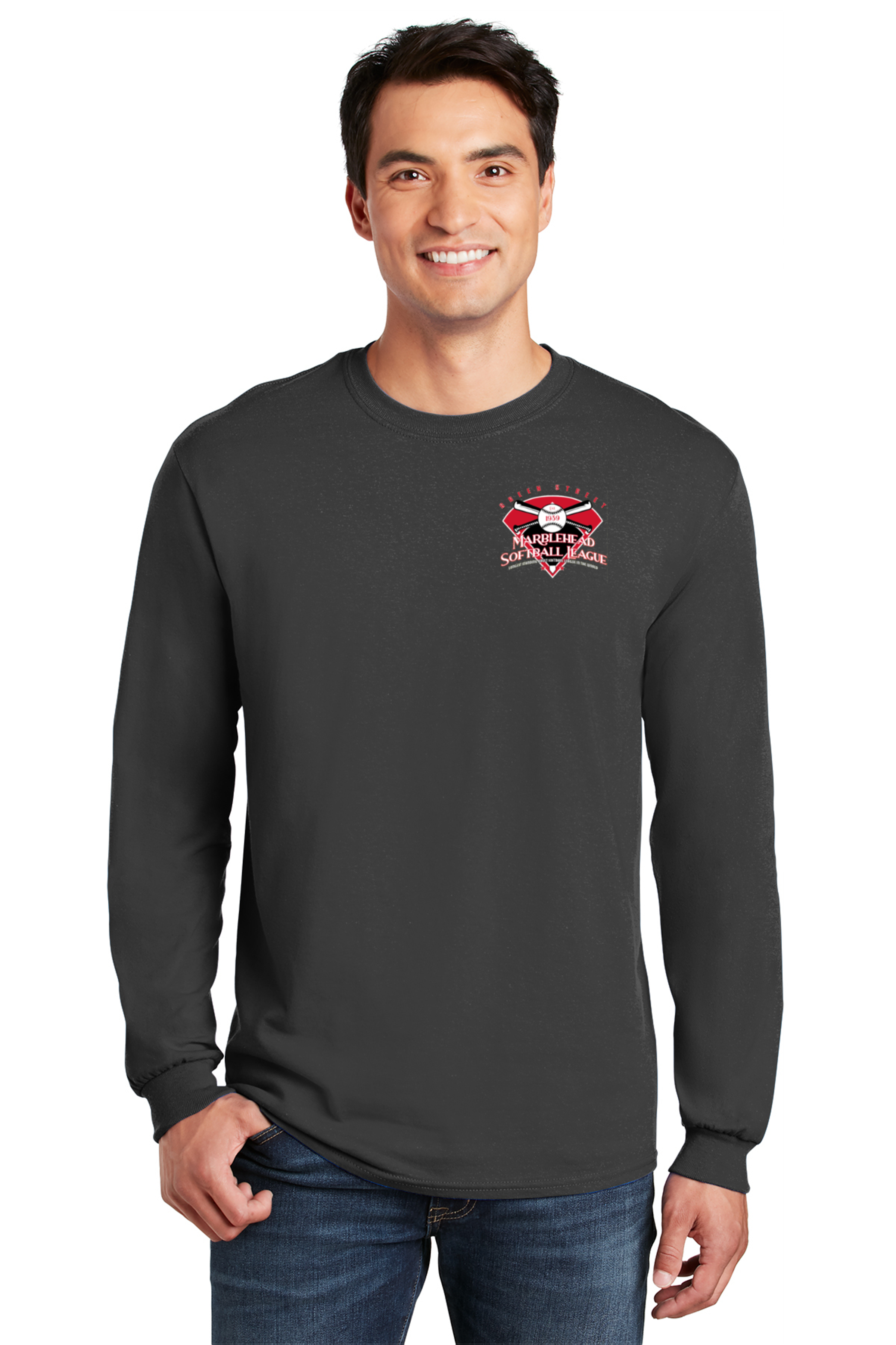 Marblehead Softball League Heavy Cotton Long Sleeve