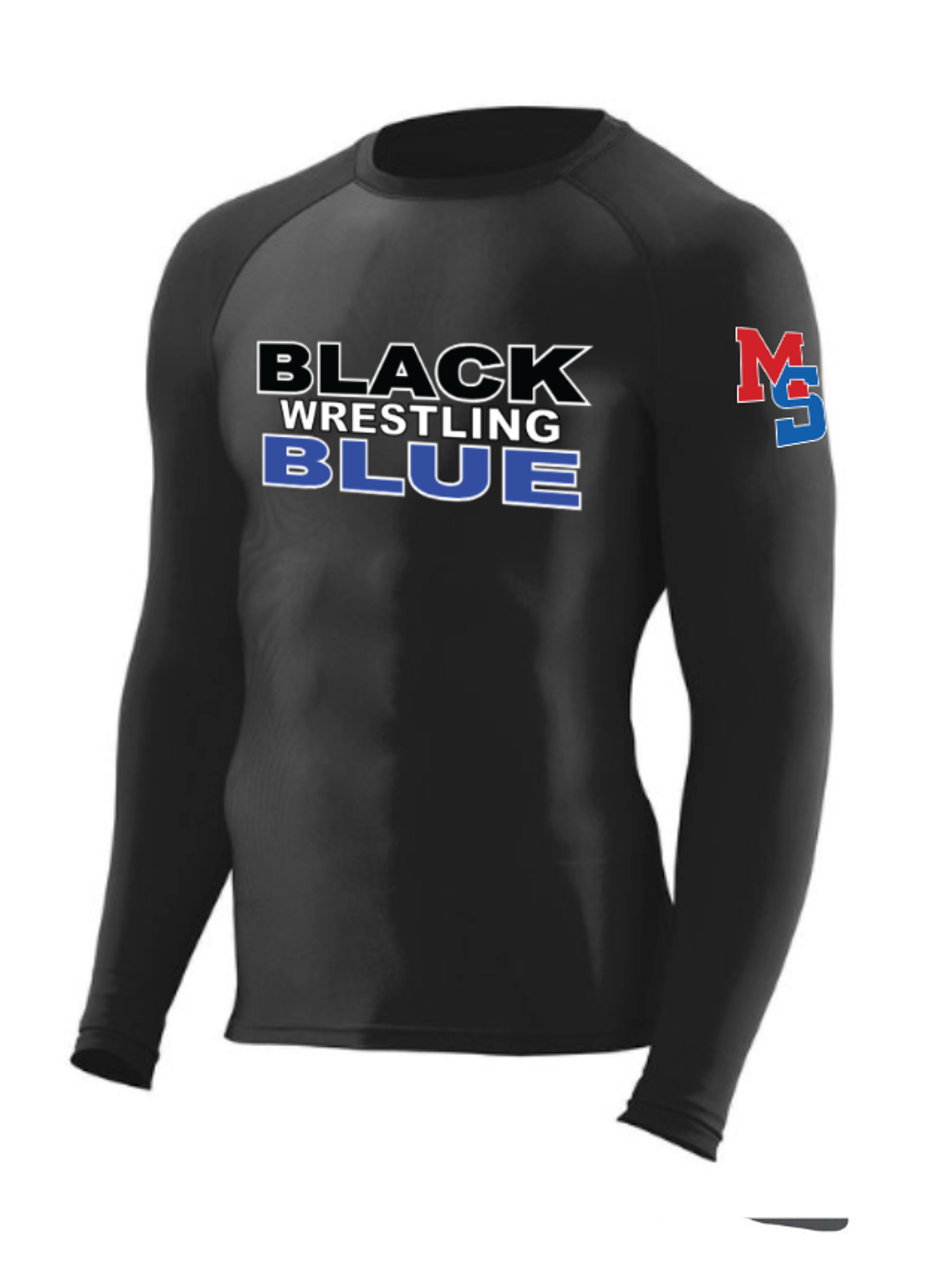 Black & Blue Hyperform Compression Shirt