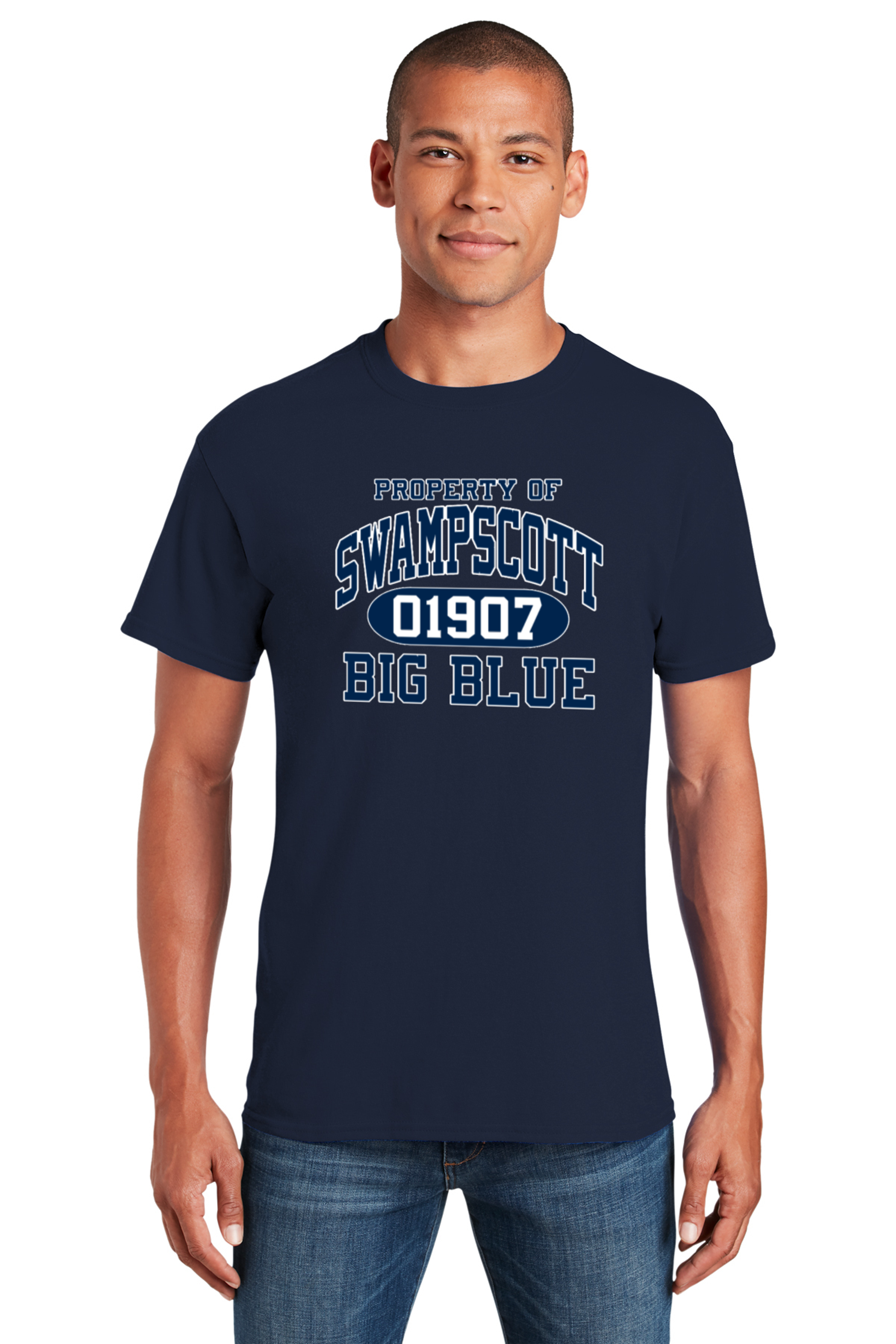 Swampscott Property of Big Blue Heavyweight Tee
