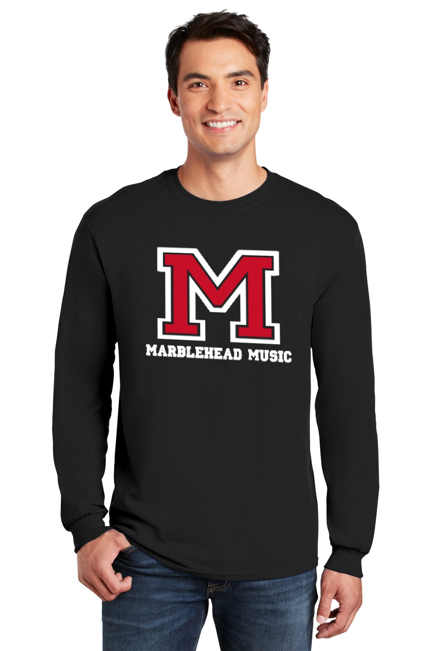 Marblehead Music Heavy Cotton long Sleeve Tee