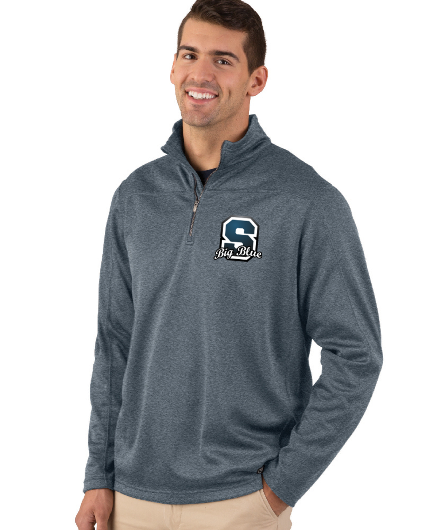 Swampscott Big Blue S Stealth Zip Pullover