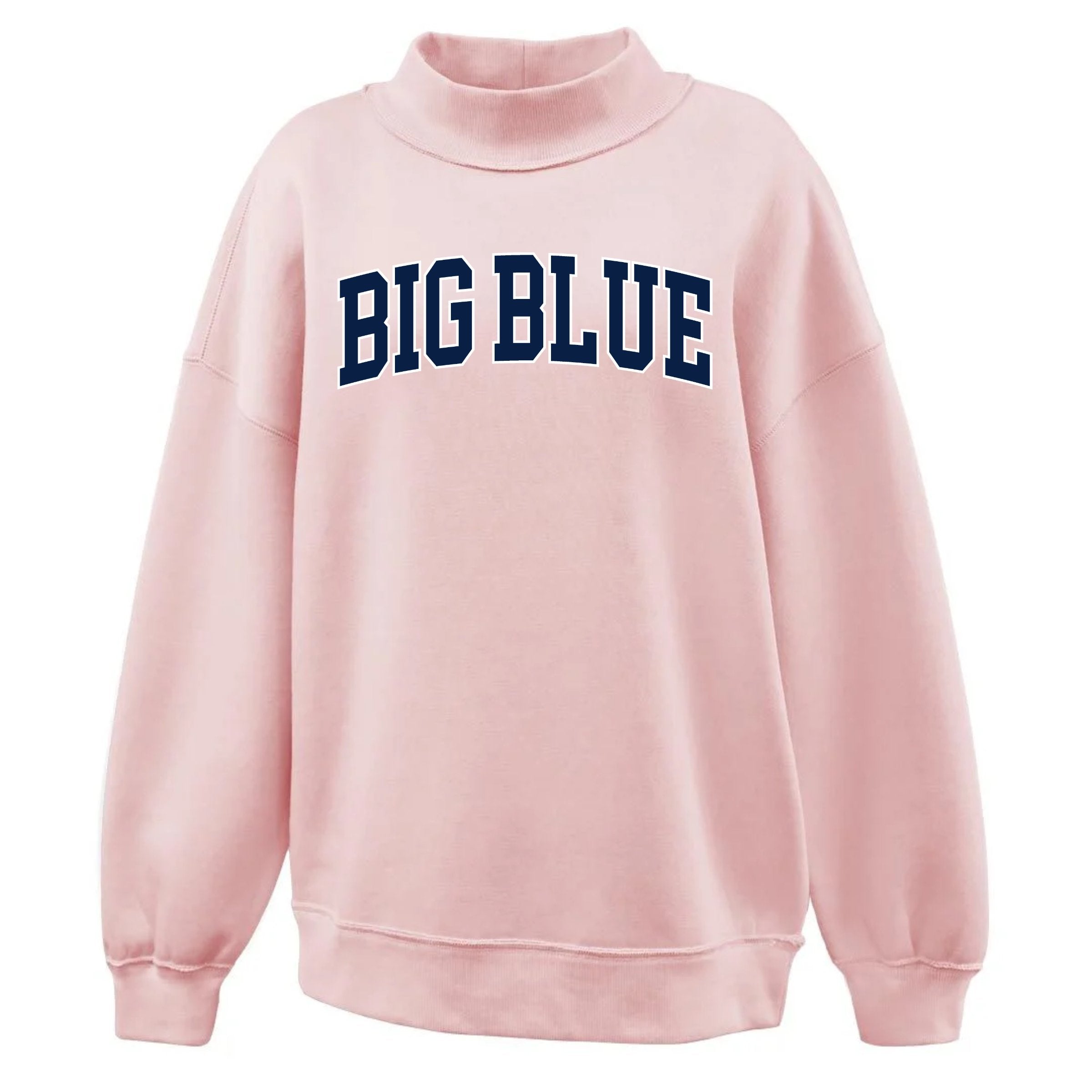 Classic Big Blue Premium Mockneck