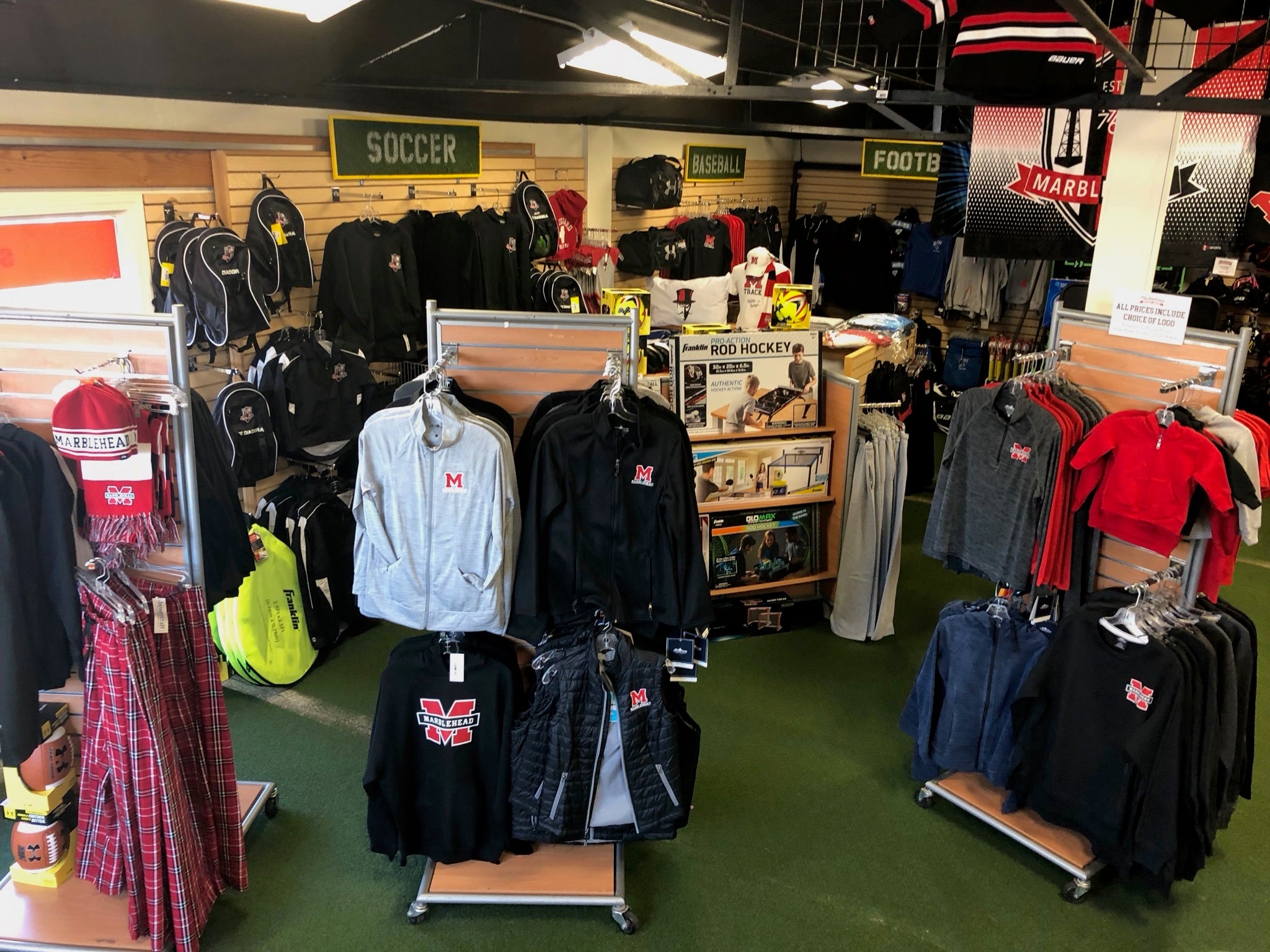 Marblehead Sport Shop Floor