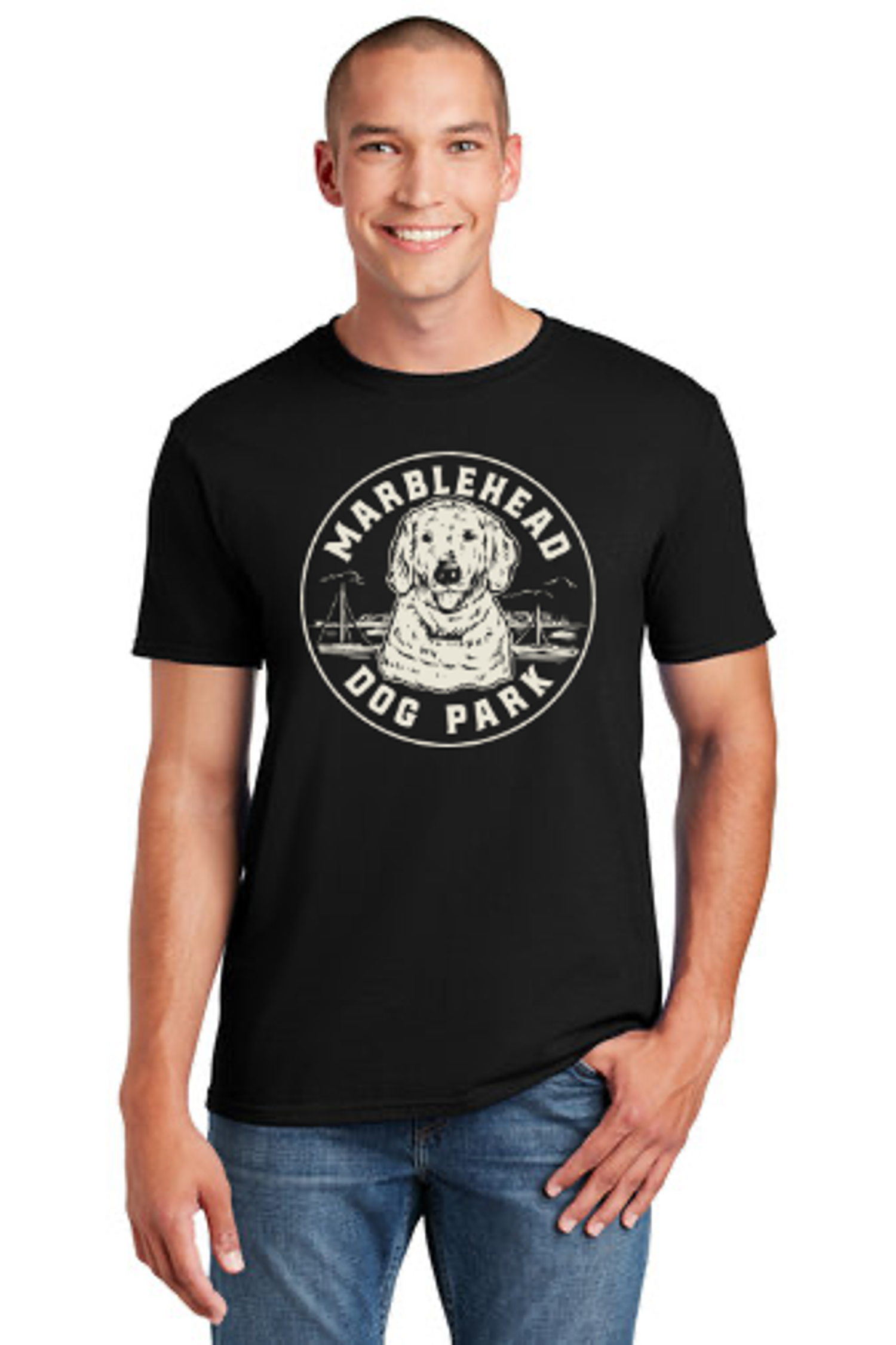 Marblehead Dog Park SoftStyle Tee-Shirt