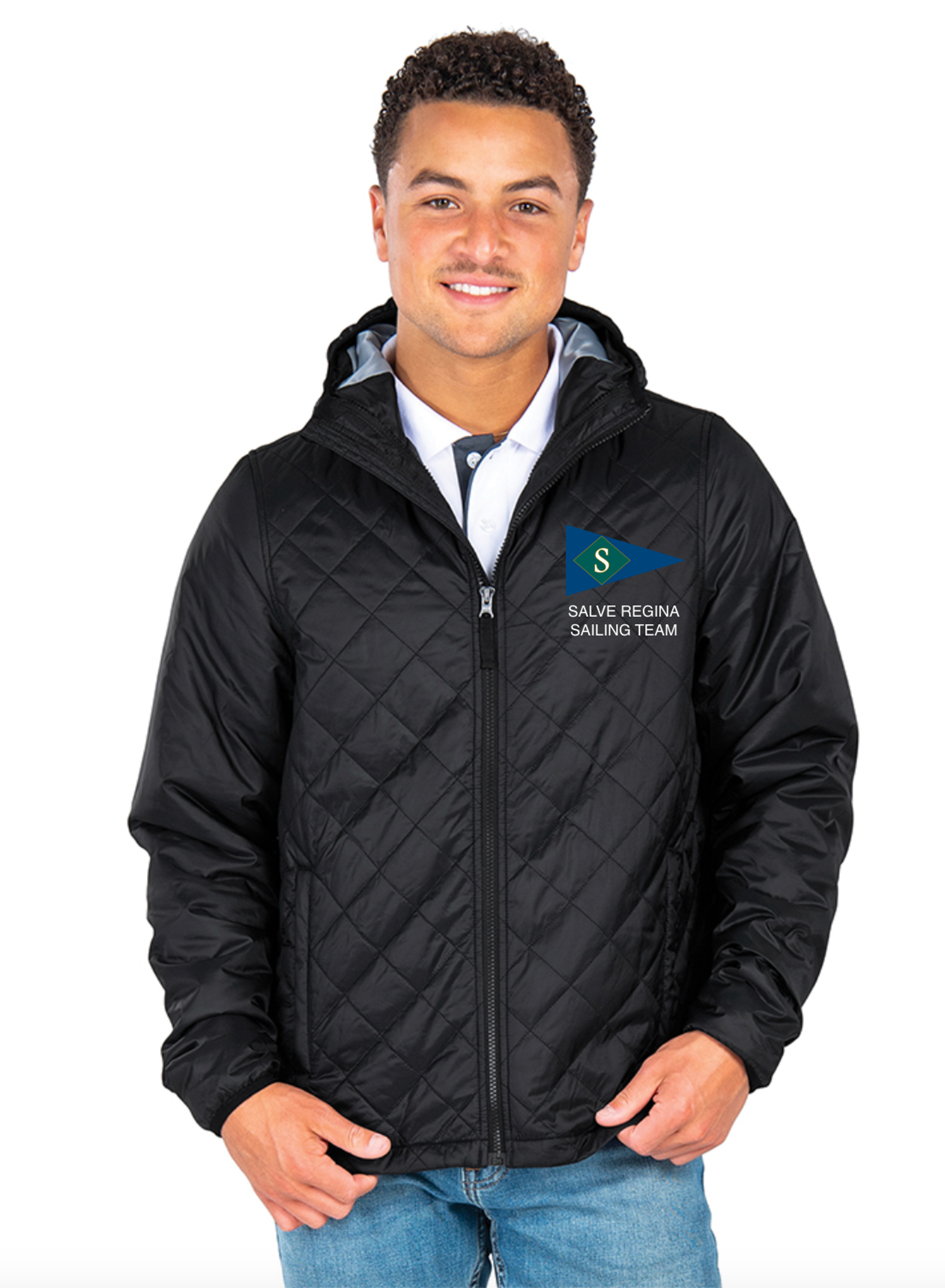 Salve Regina Sail Team Quilted Hooded Jacket