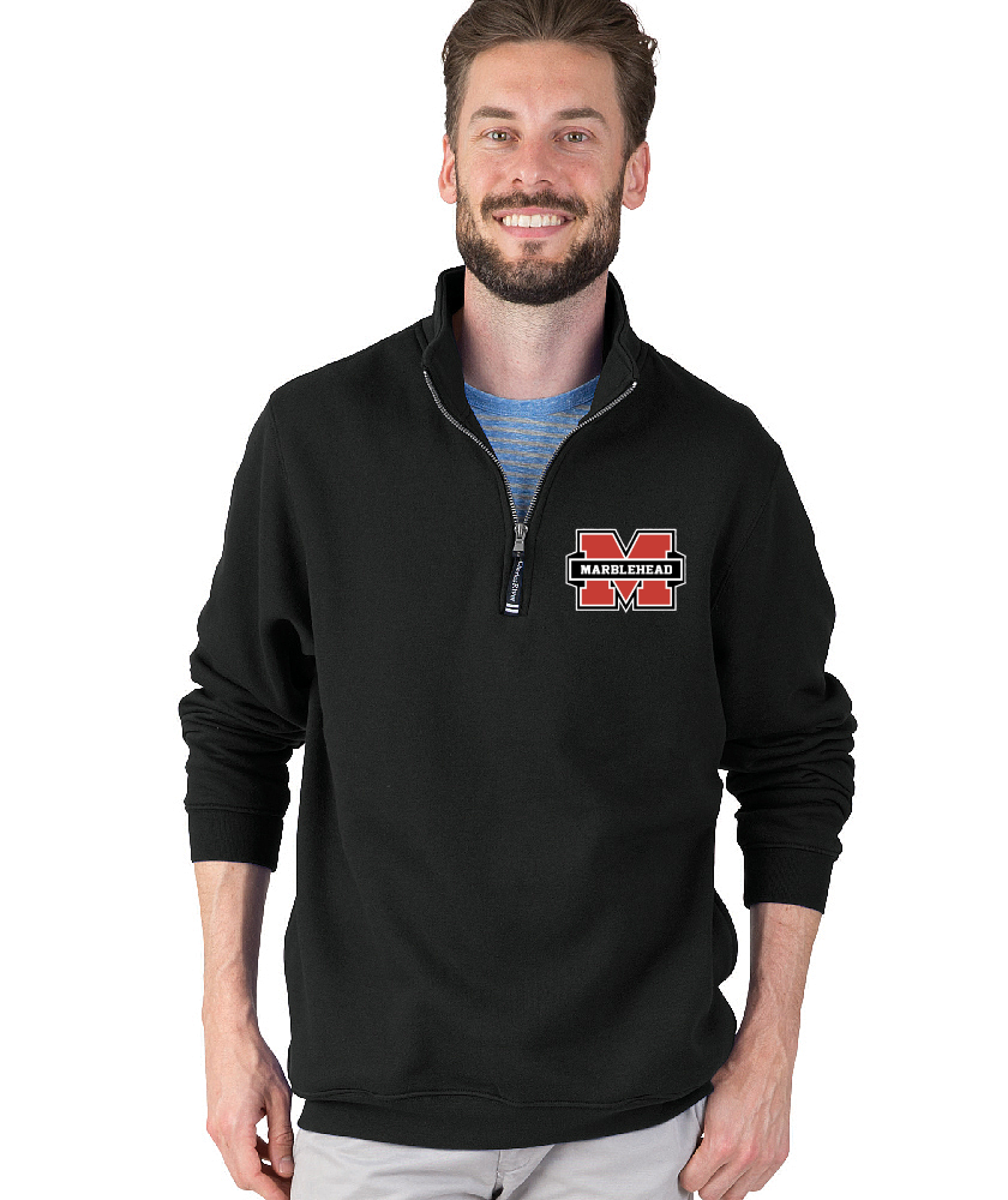 Marblehead Embroidered Crosswind Quarter Zip