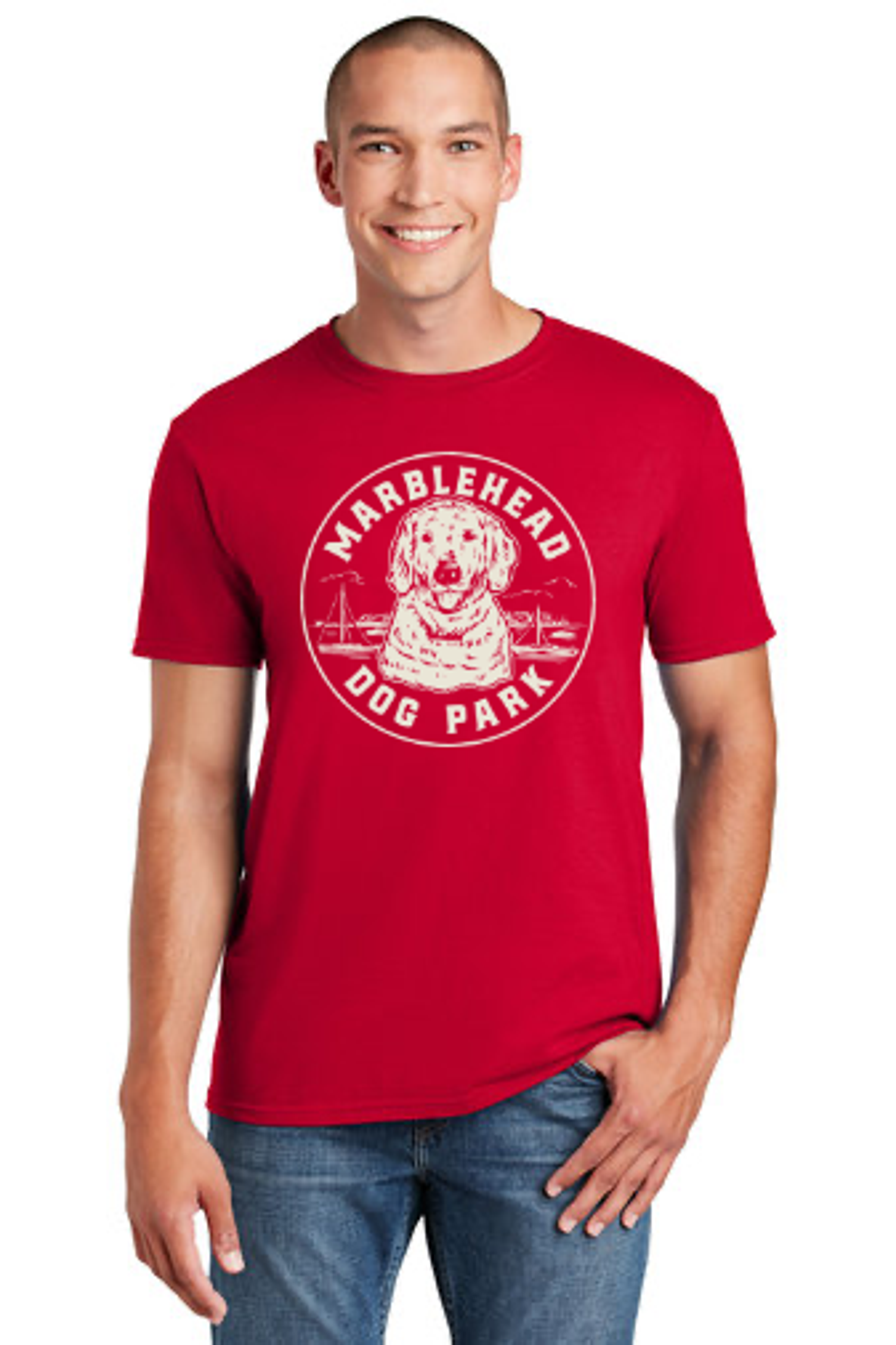 Marblehead Dog Park SoftStyle Tee-Shirt