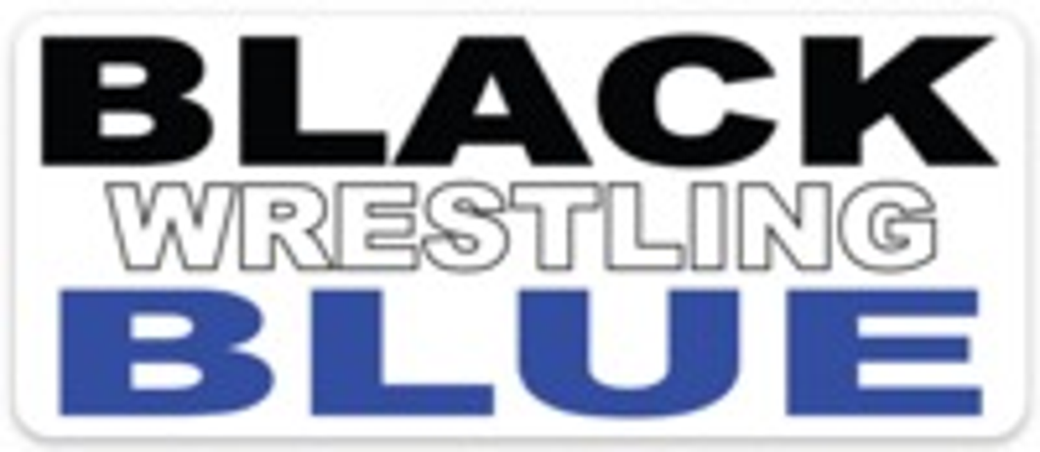 Black & Blue Sticker