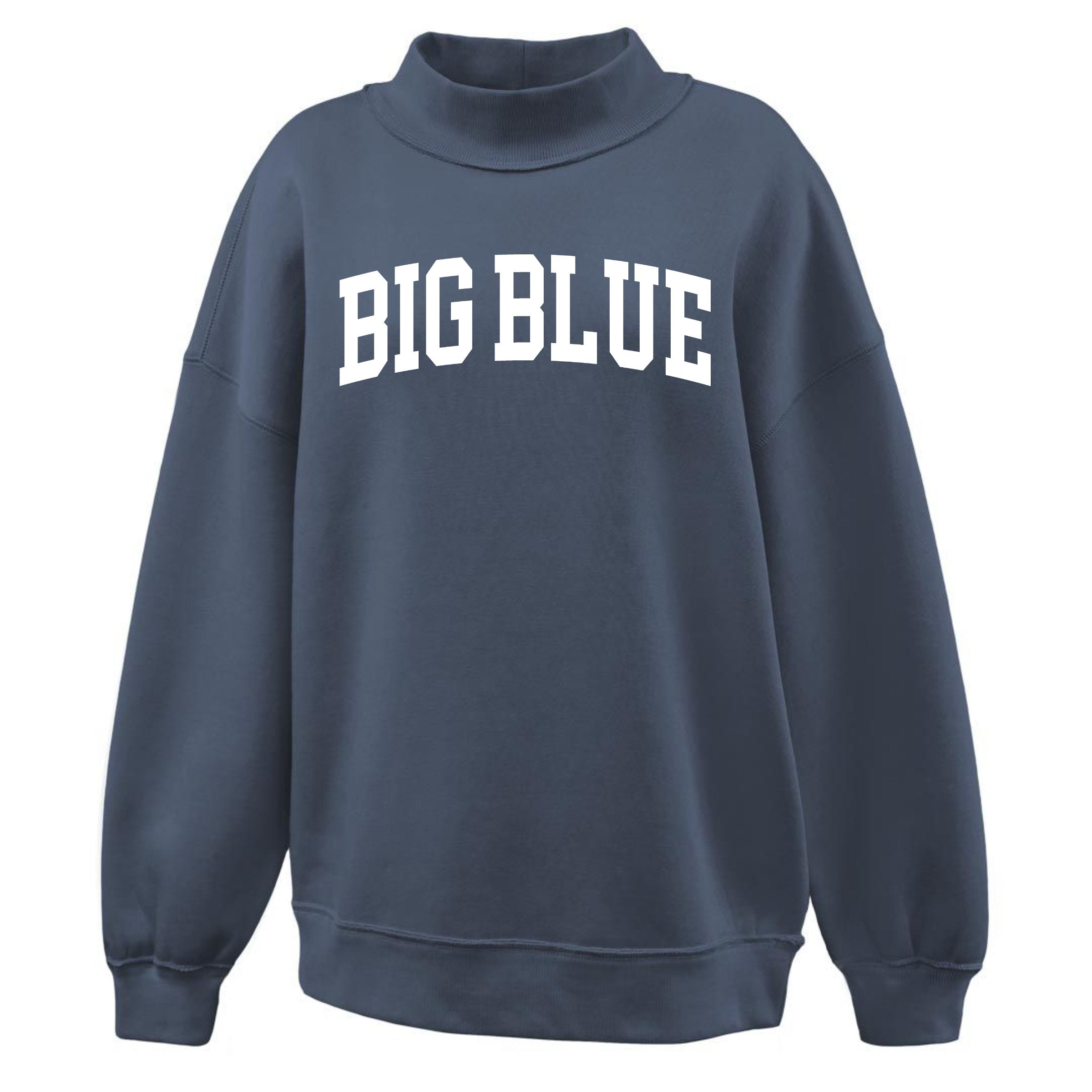 Classic Big Blue Premium Mockneck