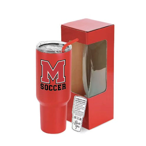 MHS Soccer 40oz Insulated Tumbler