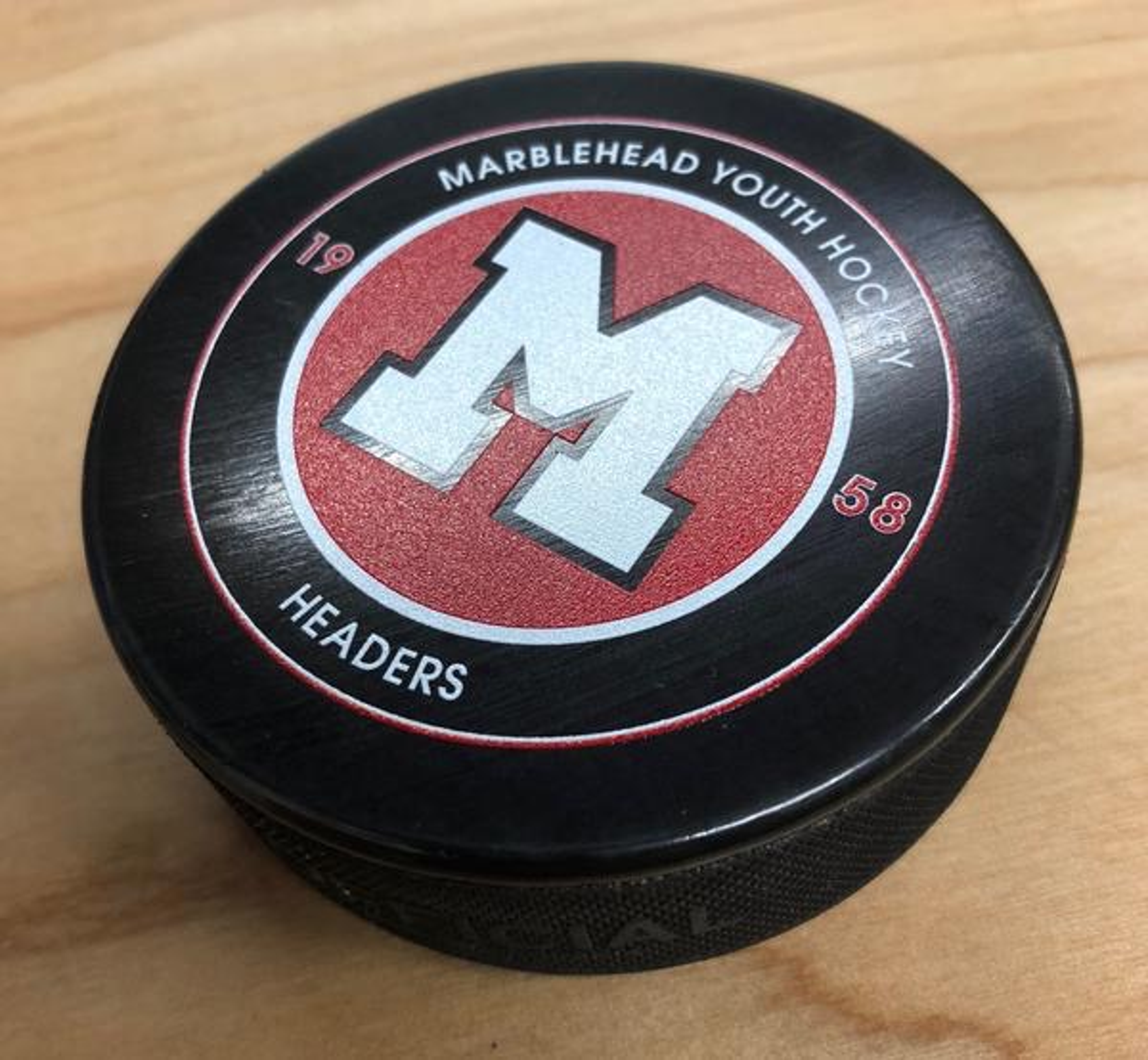 Marblehead Youth Hockey Puck