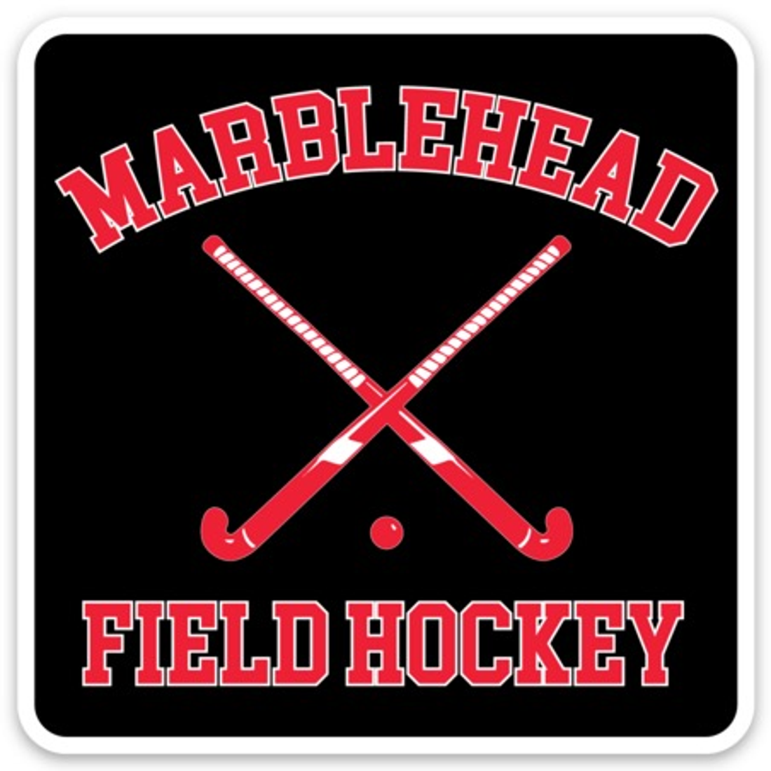 Marblehead Field Hockey Sticker