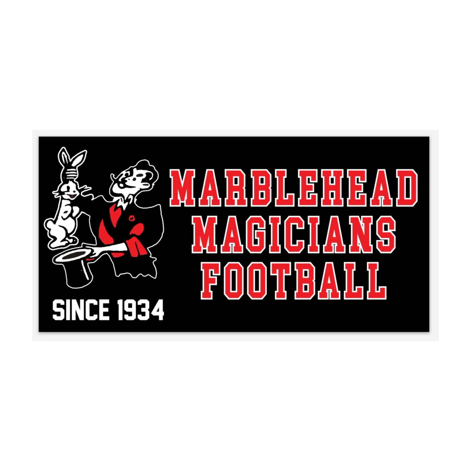 Marblehead Magicians Football Bumper Sticker