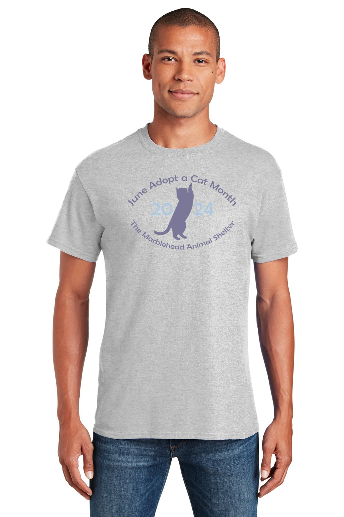 Animal Shelter Adopt-A-Cat Month Unisex Relaxed Tee