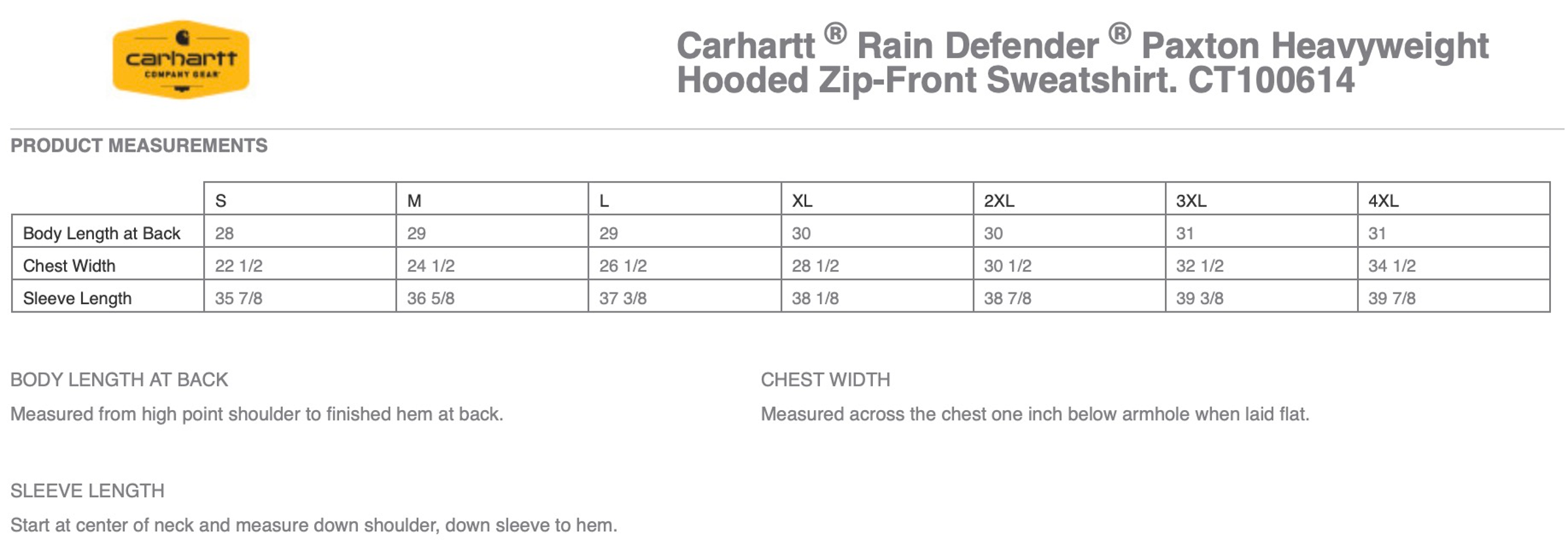 Marblehead Softball League Carhartt Midweight Full Zip