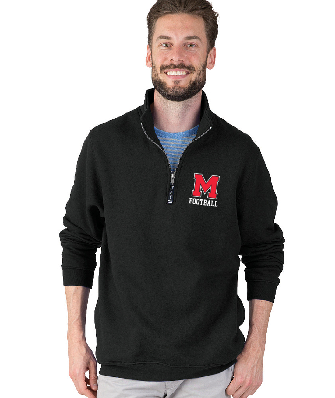 Marblehead Football Crosswind Quarter Zip