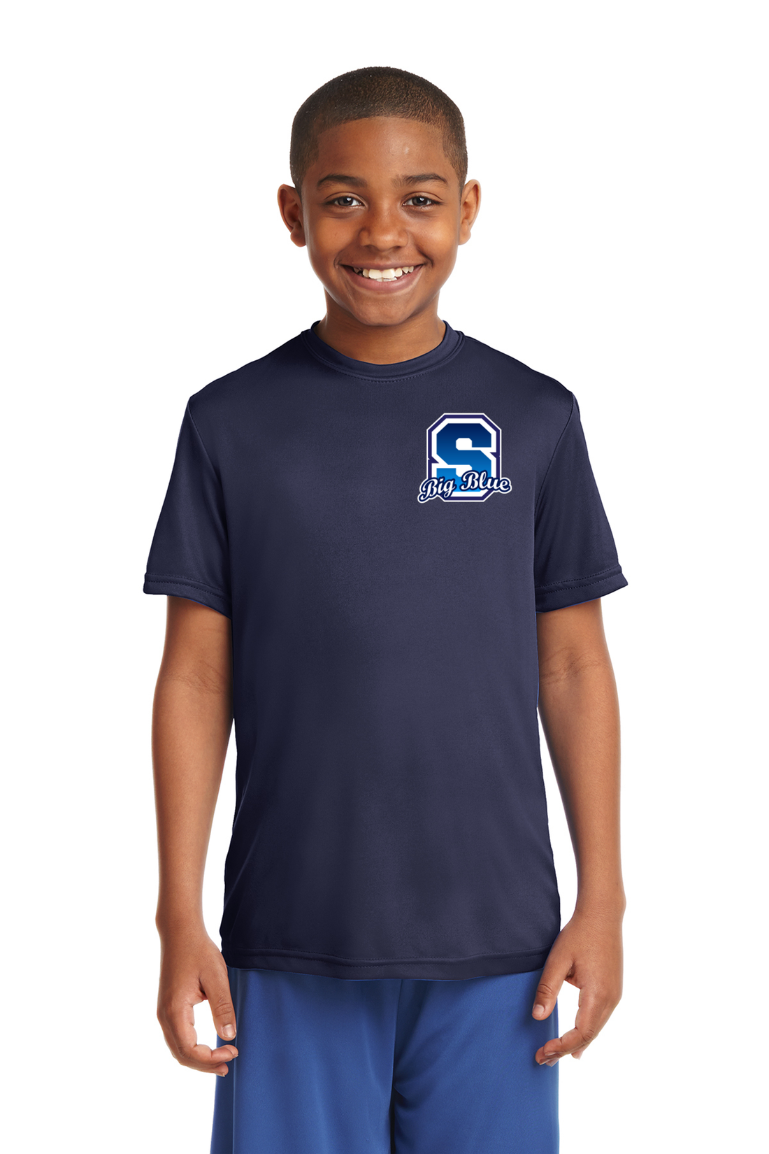 Swampscott Big Blue Performance Tee Shirt