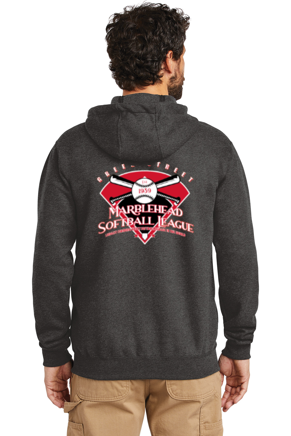 Marblehead Softball League Carhartt Midweight Full Zip