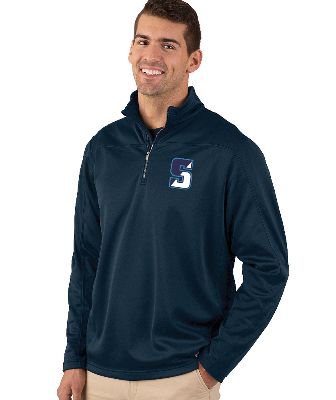 Swampscott Big Blue Surge Stealth Zip Pullover