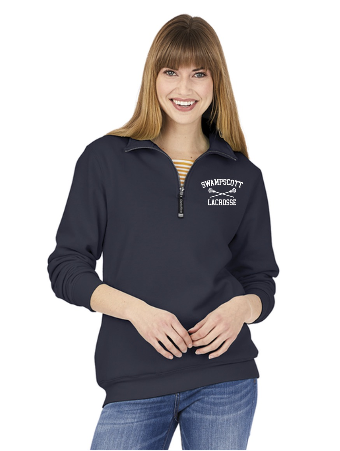 Swampscott Lacrosse Crosswind 1/4 Zip Pullover (Unisex)