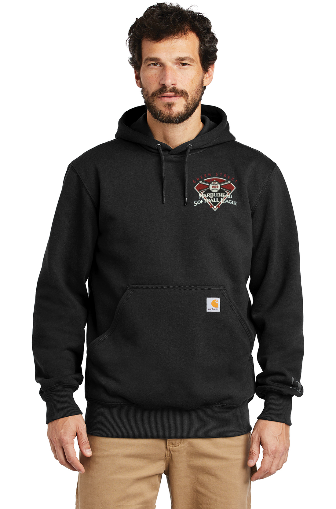 Marblehead Softball League Carhartt Rain Defender Hoodie