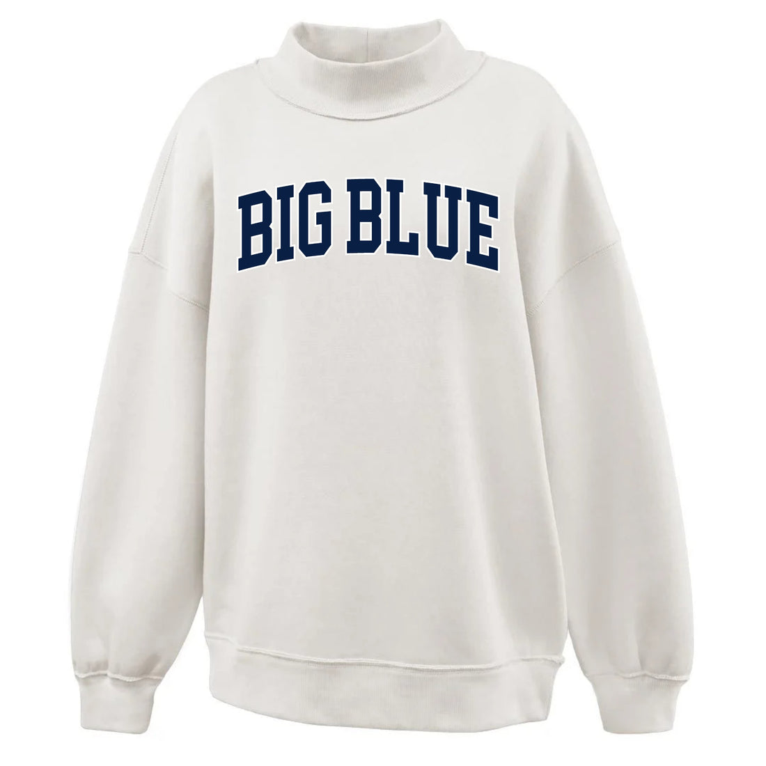 Classic Big Blue Premium Mockneck