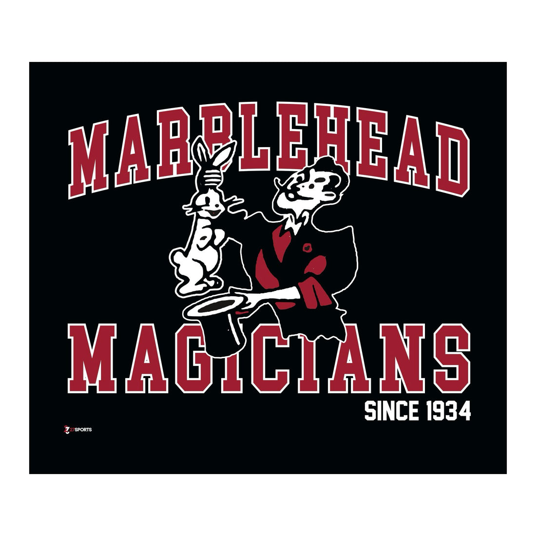 Marblehead Magicians Football Microfleece Blanket