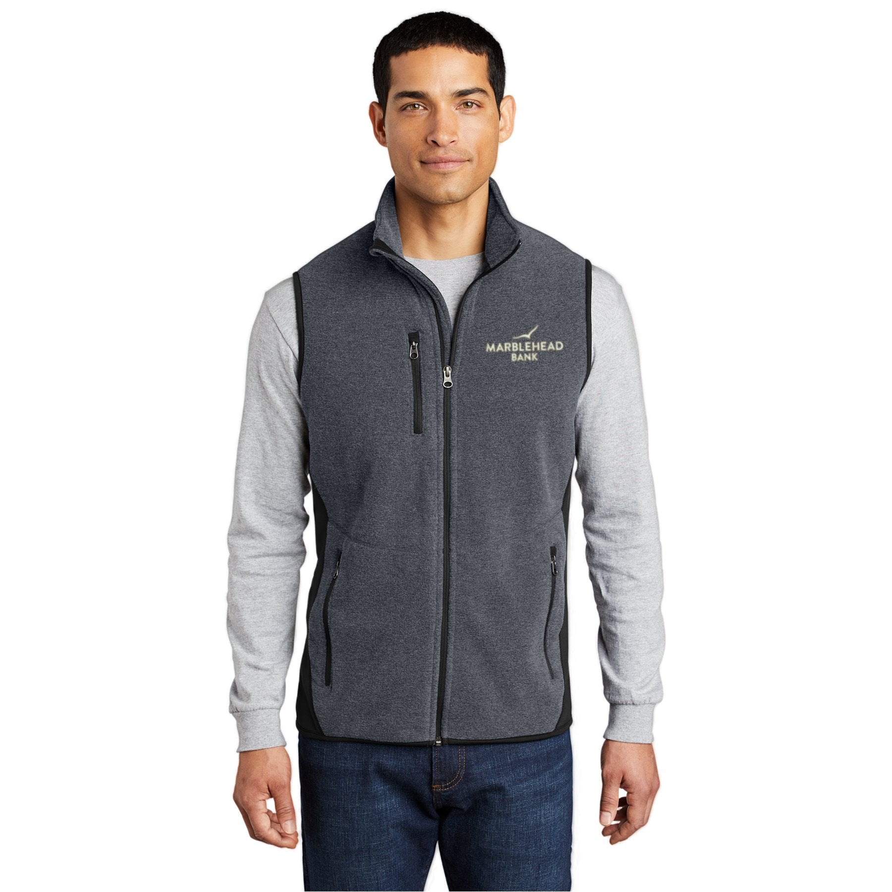 Marblehead Bank R-Tek Pro Fleece Full-Zip Vest