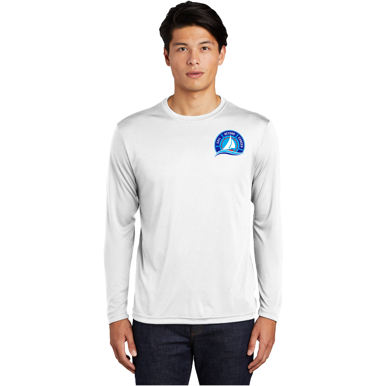 Sail Beyond Cancer Long Sleeve Performance Tee