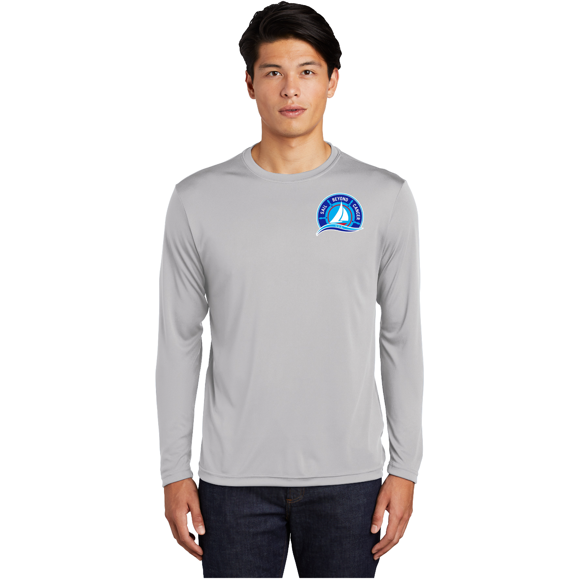 Sail Beyond Cancer Long Sleeve Performance Tee