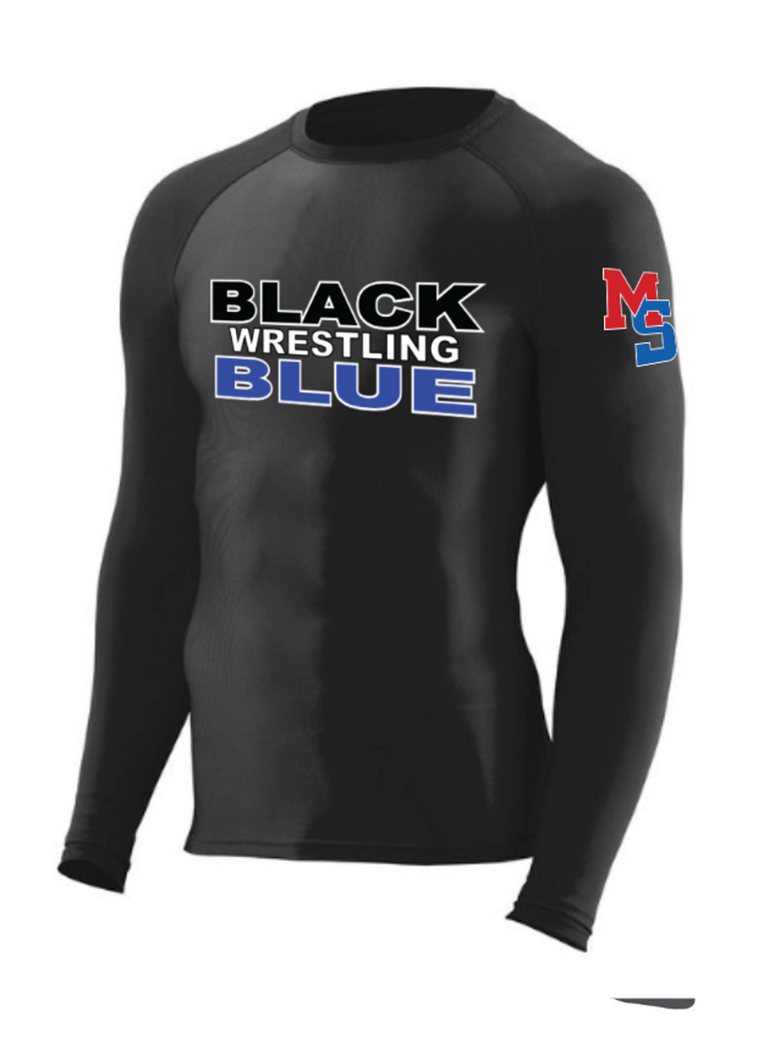 Black &amp; Blue Hyperform Compression Shirt