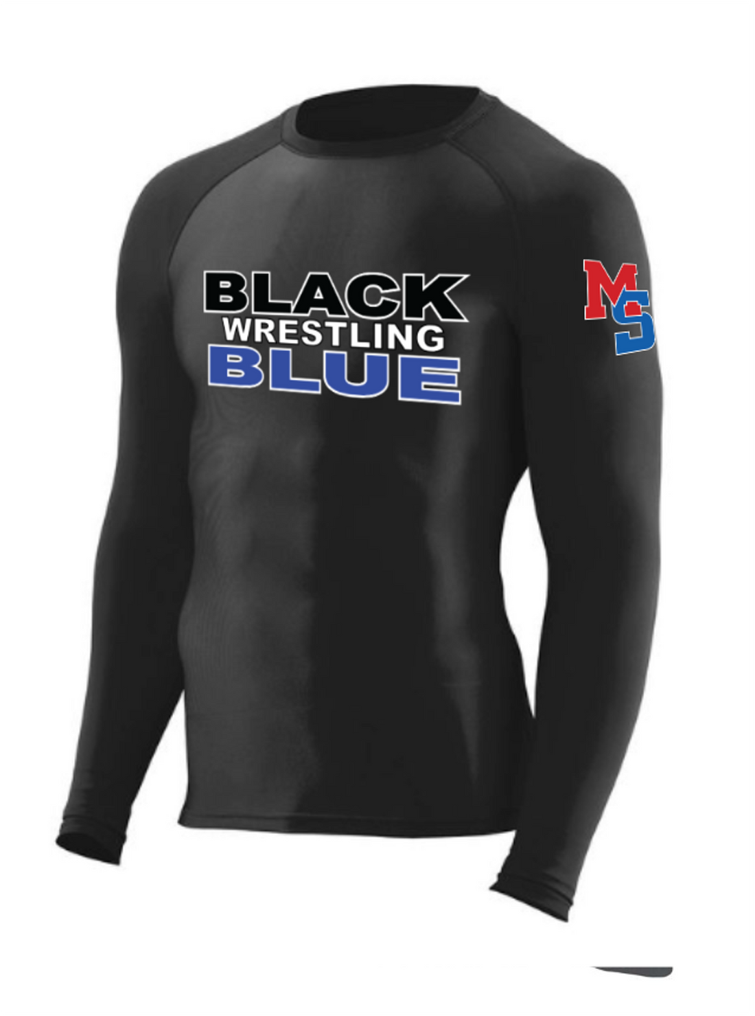 Black & Blue Hyperform Compression Shirt