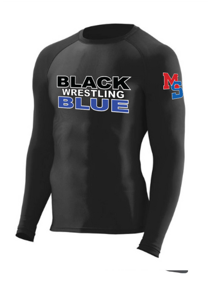 Black &amp; Blue Hyperform Compression Shirt