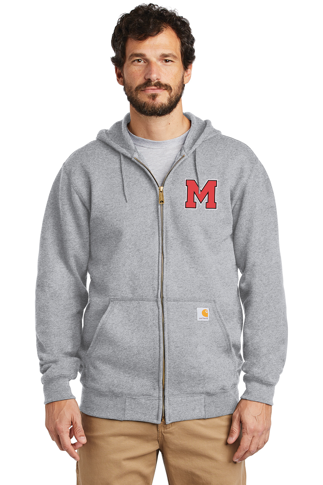 Marblehead M Carhartt Midweight FullZip Sweatshirt