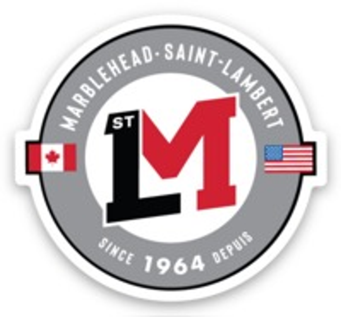 Marblehead/St. Lambert Die Cut Helmet Sticker