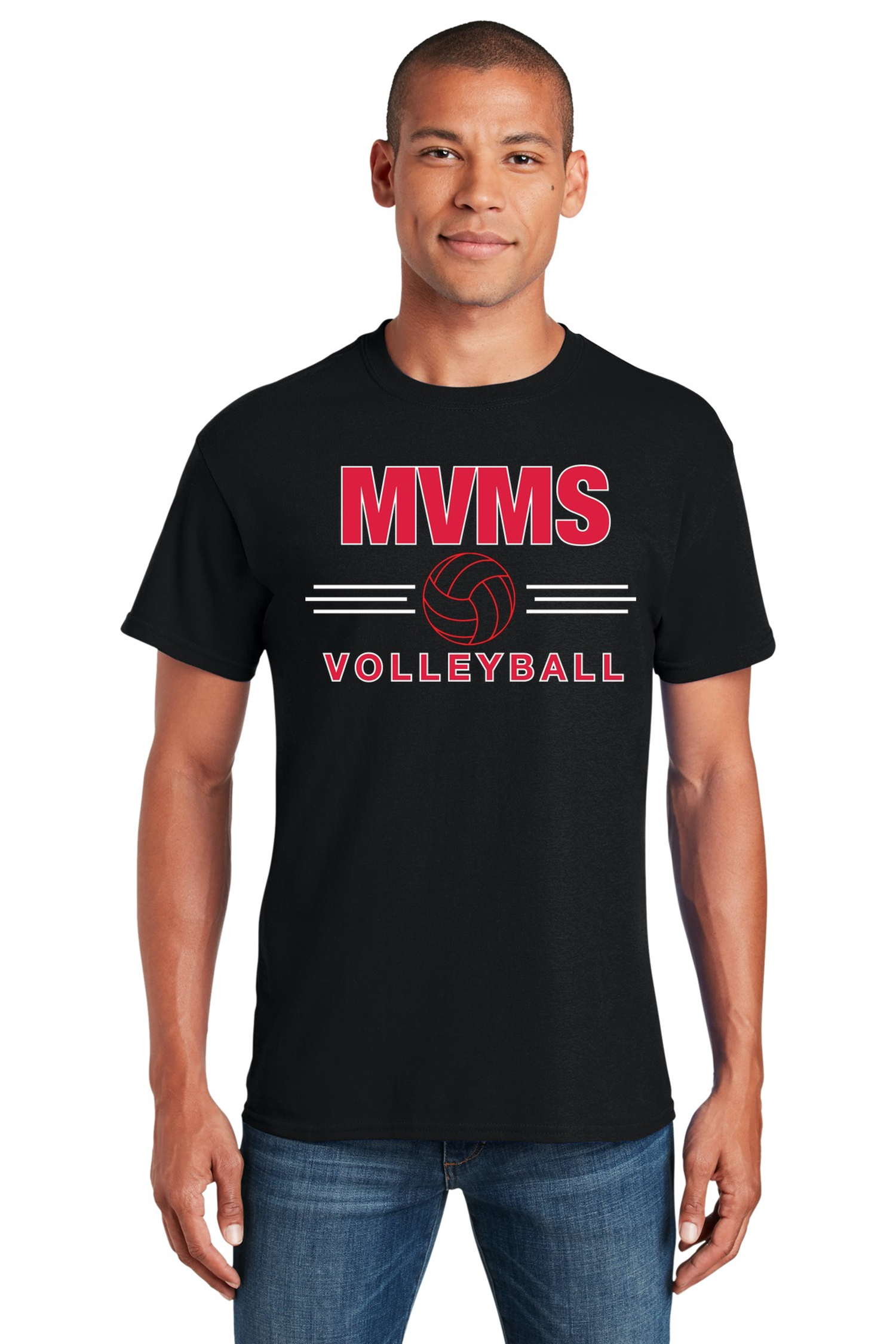 MVMS Volleyball Heavy Cotton Tee Shirt
