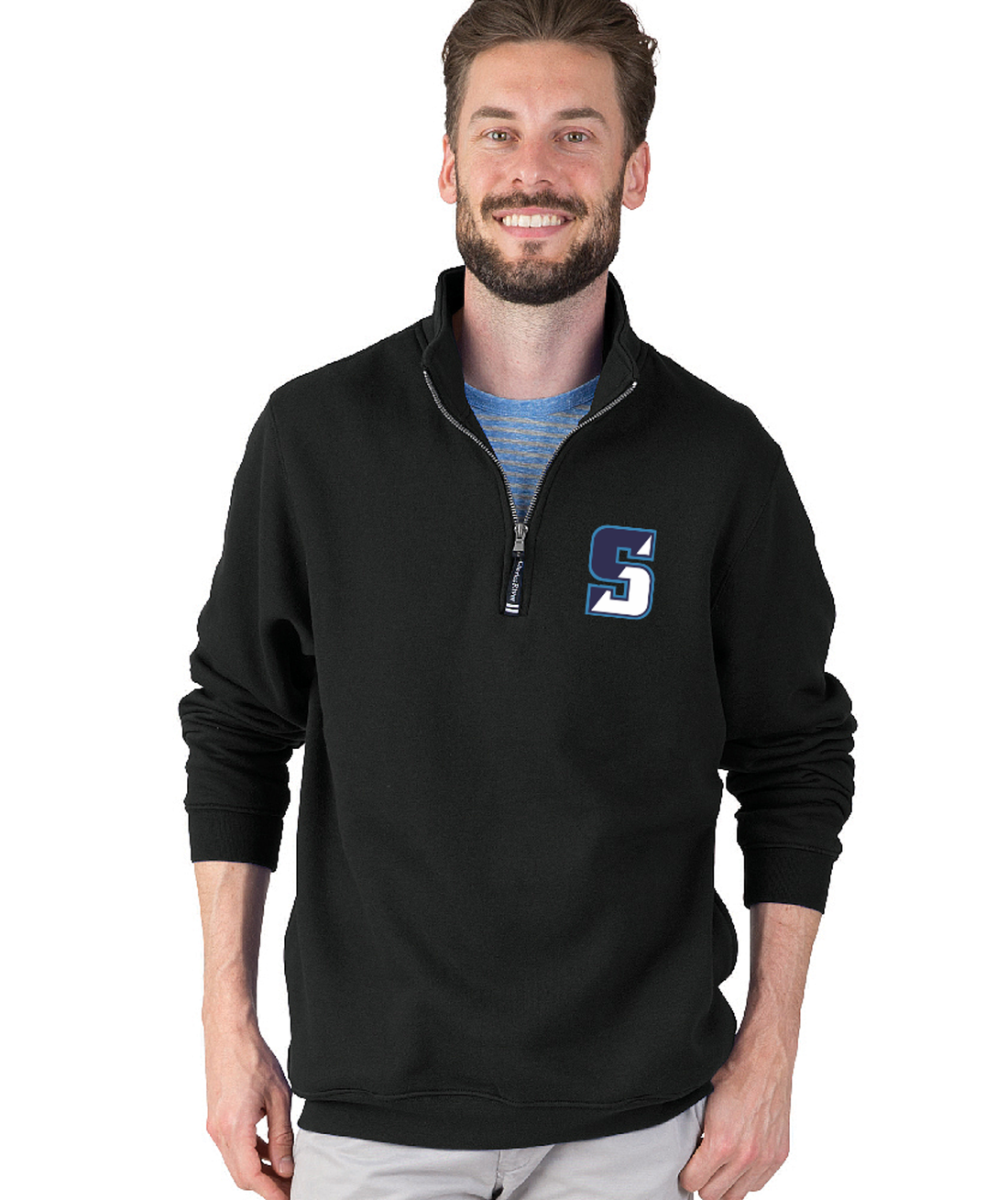 Swampscott Big Blue Surge Crosswind Quarter Zip