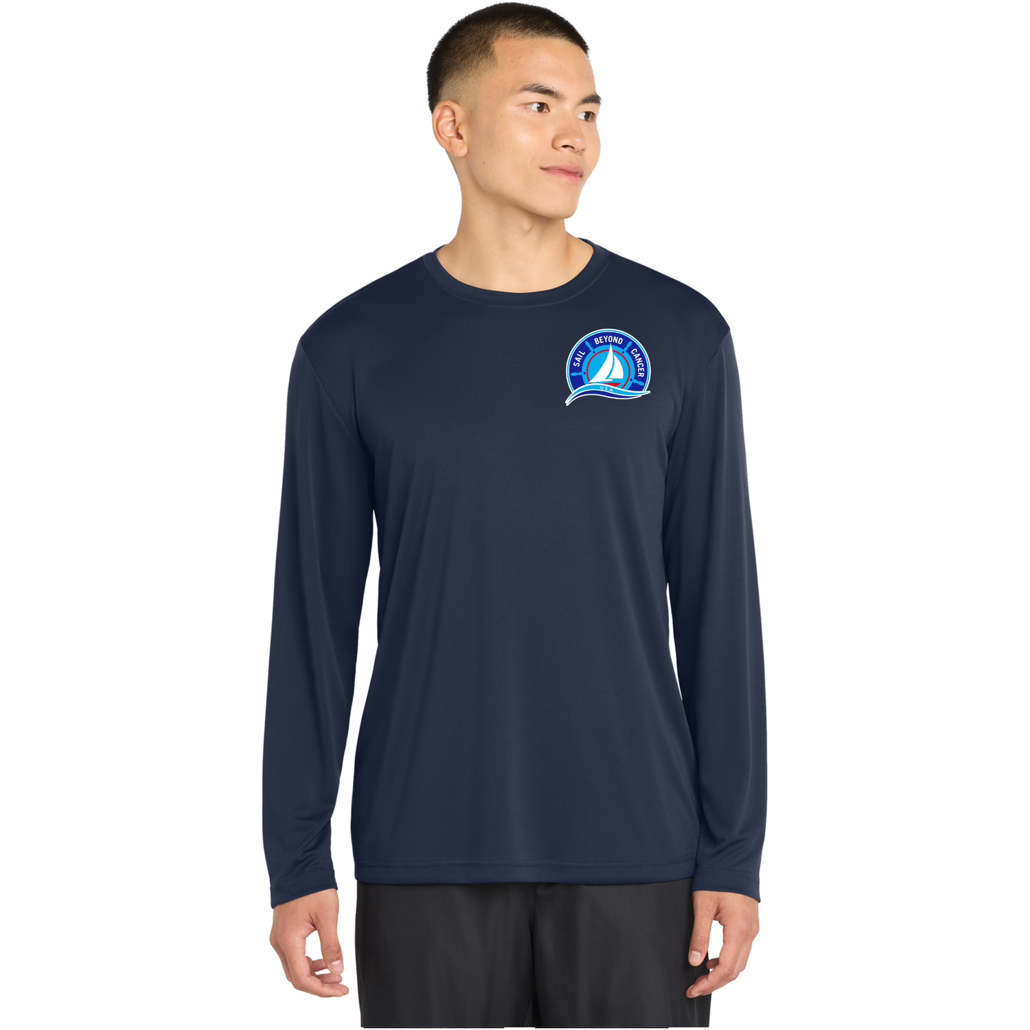 Sail Beyond Cancer Long Sleeve Performance Tee