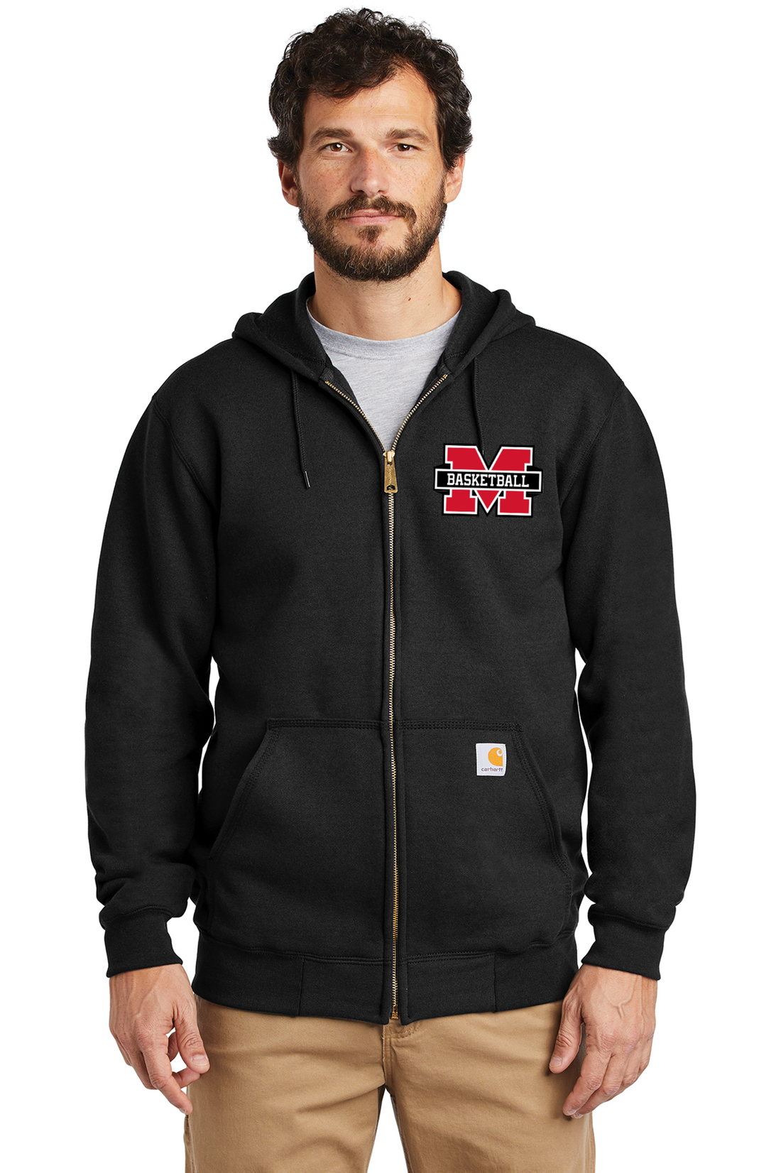 Marblehead Basketball Carhartt Midweight FullZip Sweatshirt