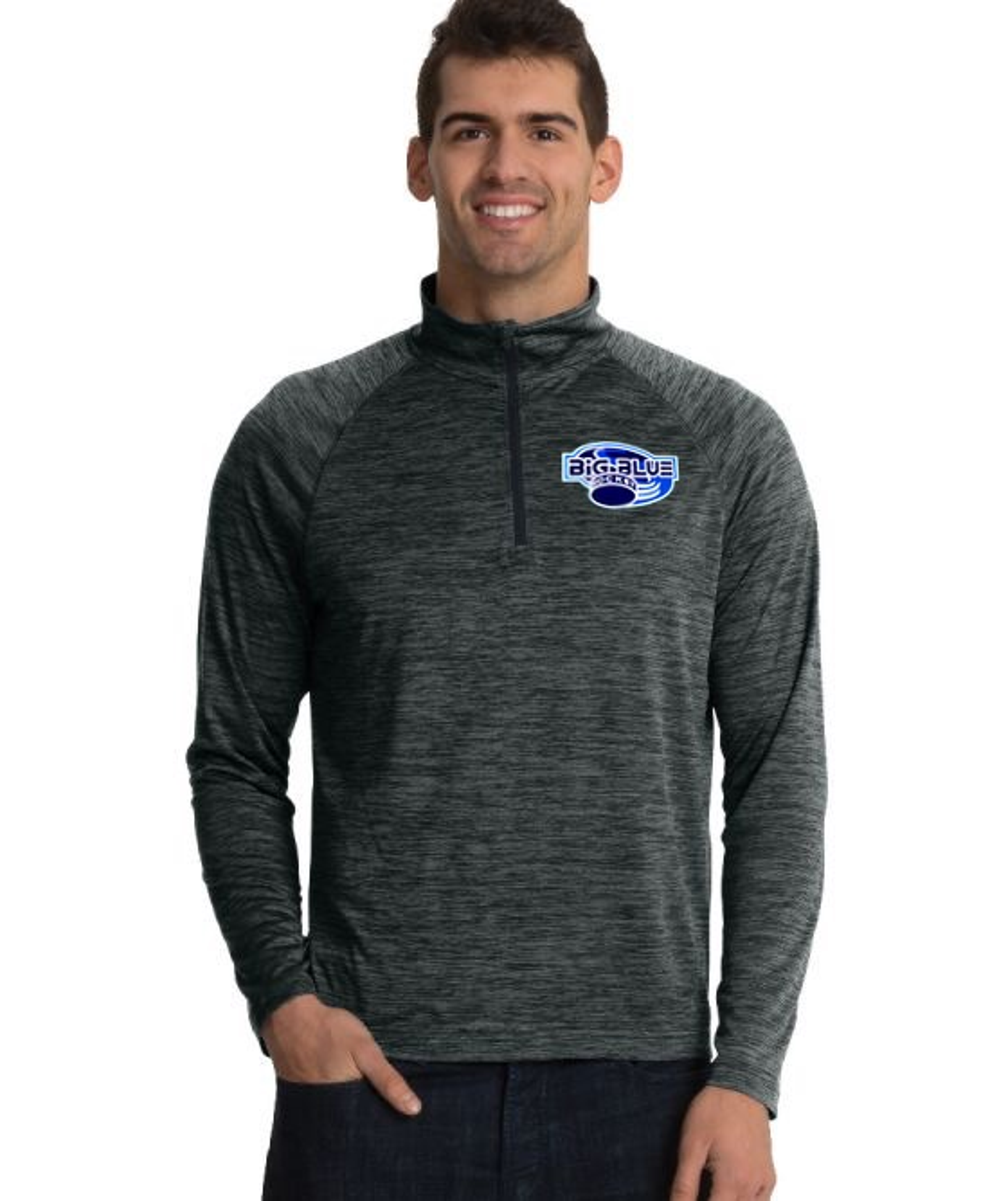 Swampscott Hockey Space Dye Pullover