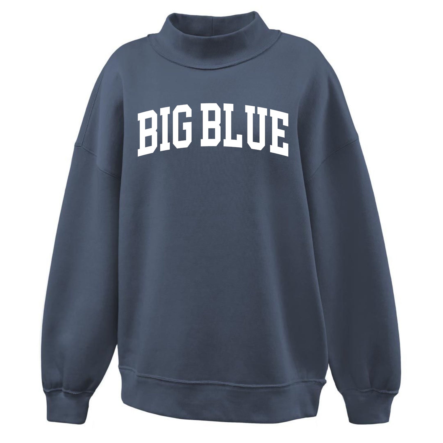 Classic Big Blue Premium Mockneck
