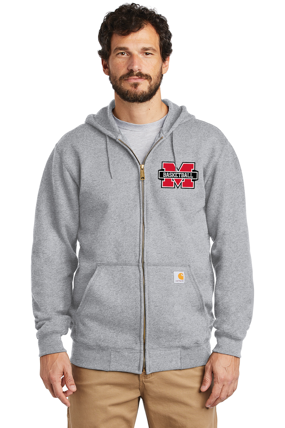Marblehead Basketball Carhartt Midweight FullZip Sweatshirt