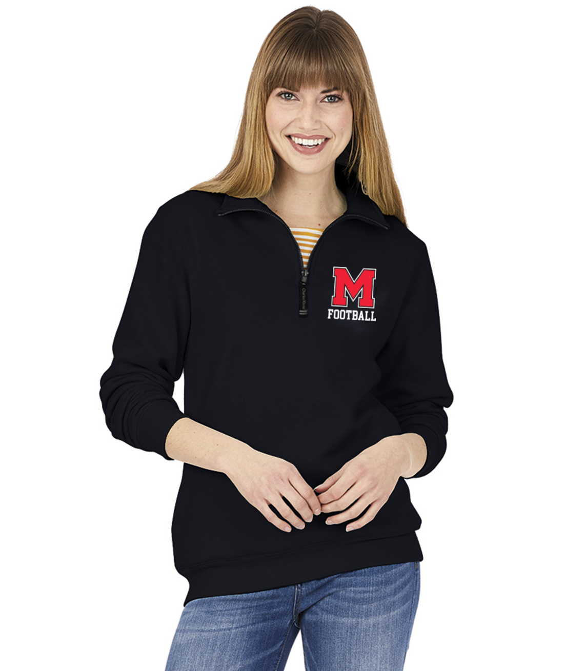 Marblehead Football Crosswind Quarter Zip