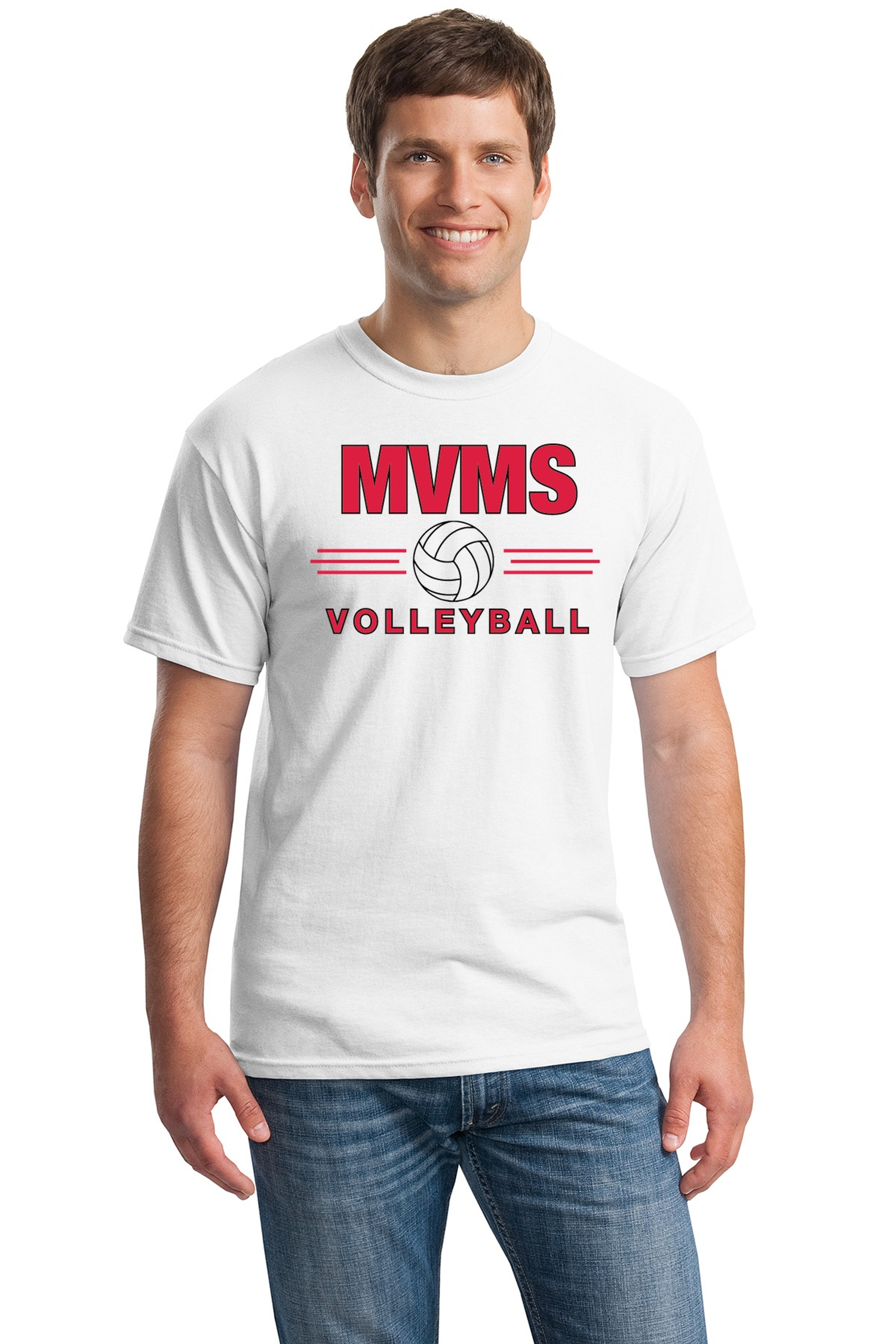 MVMS Volleyball Heavy Cotton Tee Shirt