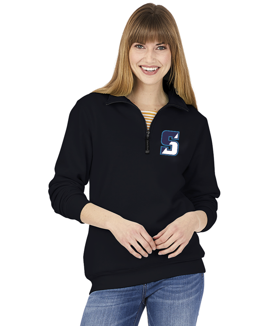 Swampscott Big Blue Surge Crosswind Quarter Zip