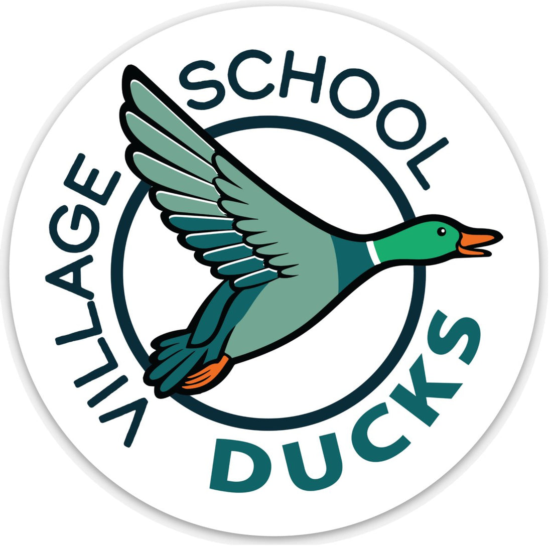 Village School Ducks Sticker