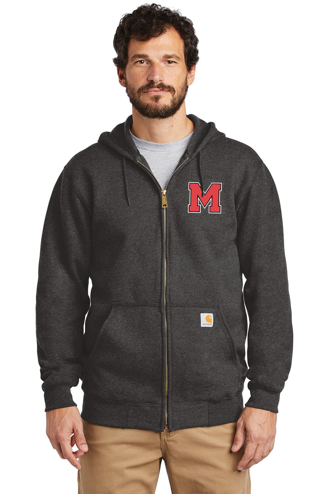 Marblehead M Carhartt Midweight FullZip Sweatshirt